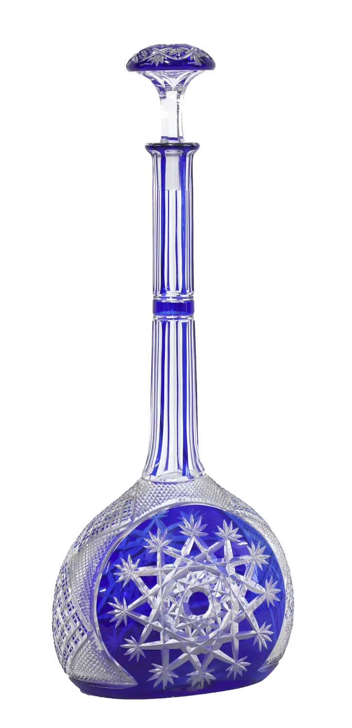Lot 164 - A Baccarat Tsar pattern decanter