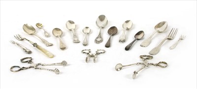 Lot 127 - Three Georgian sugar nips
