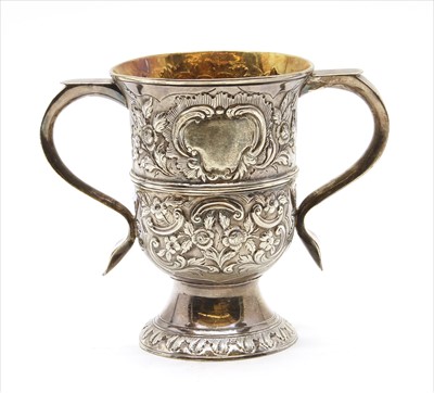 Lot 157 - A George II two handled cup