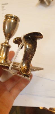 Lot 15 - A George III silver chamberstick