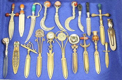 Lot 210 - Twenty early 20th century  bookmarks