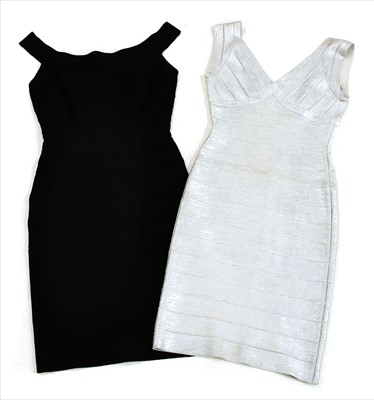Lot 1084 - Two Herve Leger bandage dresses