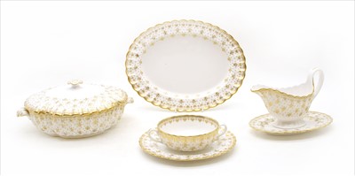 Lot 323 - A Spode fleur-de-Lys' gold pattern dinner service
