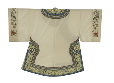 Lot 95 - A Chinese embroidered robe