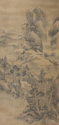 Lot 214 - A collection of three Chinese hanging scrolls