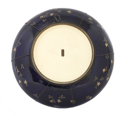 Lot 118 - A Japanese Satsuma ware plate