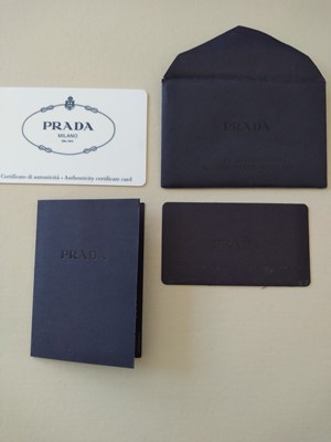 Lot 421 - A Prada Saffiano Lux Graphite leather bag
