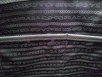 Lot 421 - A Prada Saffiano Lux Graphite leather bag