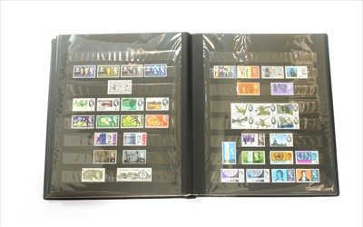 Lot 18 - GB stock book with QV to early QEII