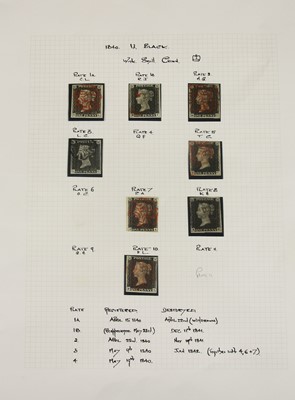 Lot 21 - Eight penny blacks