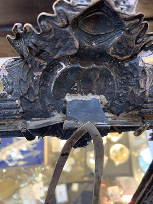 Lot 82 - A French First Empire white metal photograph frame