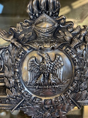 Lot 82 - A French First Empire white metal photograph frame