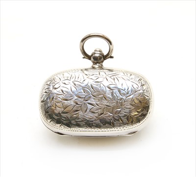 Lot 128 - An Edwardian silver twin section sovereign case