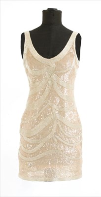 Lot 983 - A Jasmine Di Milo pink sequinned short dress
