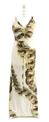 Lot 1086 - A Roberto Cavalli full length bodycon dress