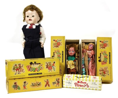 Lot 496 - Five Pelham puppets