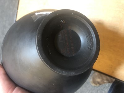Lot 243 - A Wedgwood basalt vase