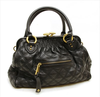 Lot 1012 - Marc Jacobs black quilted leather bag