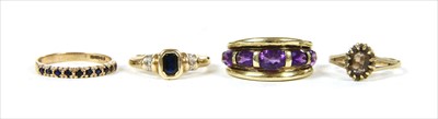 Lot 47 - Four gold rings