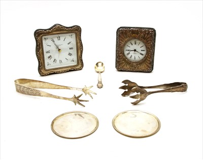 Lot 130 - A collection of silver items