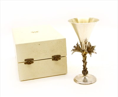 Lot 419 - An Aurum 'Blackburn Cathedral' commemorative silver goblet