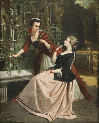 Lot 453 - Auguste Serrure (Belgian, 1825-1903)