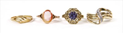 Lot 50 - Four gold rings