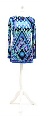 Lot 1076 - An Emilio Pucci multi coloured long sleeved top