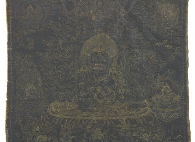 Lot 65 - A Tibetan thanka