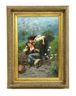 Lot 683 - Sebastiano Novelli (Italian, 1853-1916)