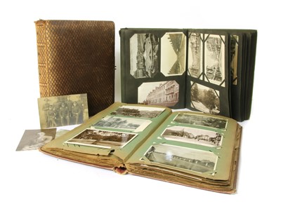 Lot 248 - Two Victorian and later postcard  and one photo album