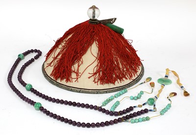 Lot 219 - A Chinese official's hat