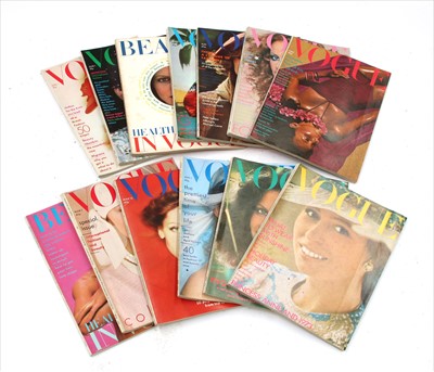 Lot 1259 - A collection of Vogue magazines, from 1970's