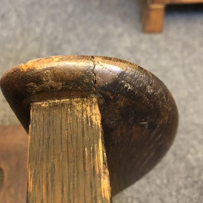 Lot 224 - A pair of rare Arts and Crafts oak armchairs