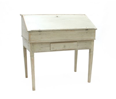 Lot 891 - A Gustavian painted writing desk