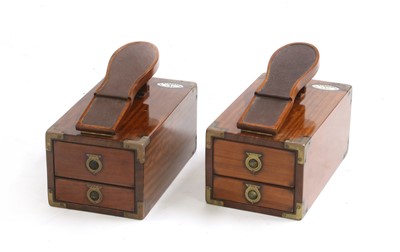 Lot 558 - Two  'Starbay' shoe shine boxes