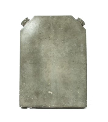Lot 99 - A Dunhill pewter motoring foot warmer