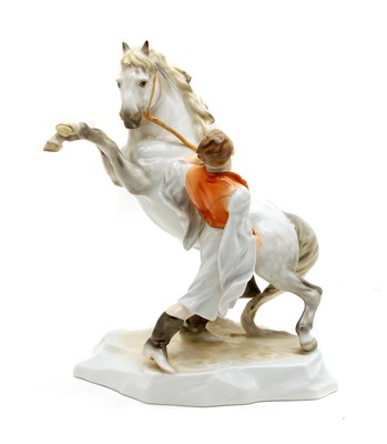 Lot 164 - A Hungarian Herend porcelain figure