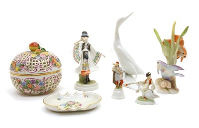Lot 500 - A collection of Hungarian Herend porcelain