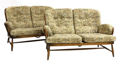 Lot 777 - A pair of Ercol 'Jubilee' two-seater settees