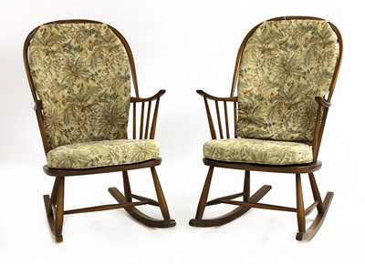 Lot 785 - A pair of Ercol rocking chairs