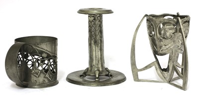 Lot 193 - A collection of Liberty Tudric pewter wares