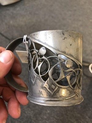 Lot 193 - A collection of Liberty Tudric pewter wares