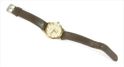 Lot 193 - A gentlemen's 9ct gold Mappin automatic strap watch