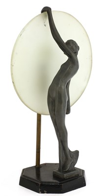 Lot 511 - An Art Deco lamp