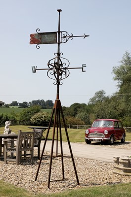 Lot 283 - A wrought iron weathervane