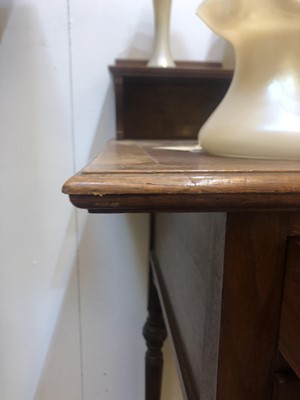 Lot 47 - A Liberty & Co. walnut desk