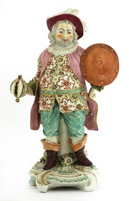 Lot 239 - A Derby figure of James Quinn as Falstaff