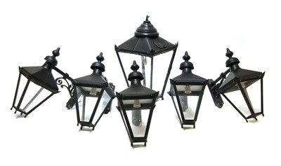 Lot 120 - A country house porch lantern