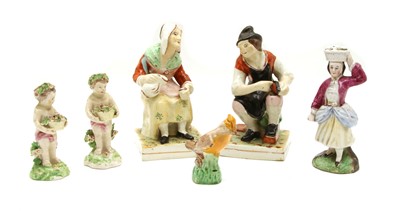 Lot 223 - Two Bow putto figures